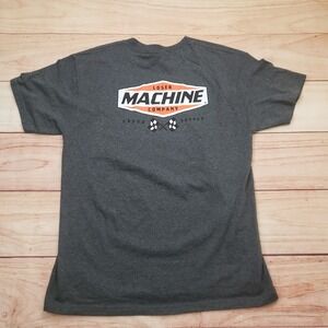 Loser Machine Company Shirt Mens Medium Gray Speed Supply Racing Graphic T-Shirt